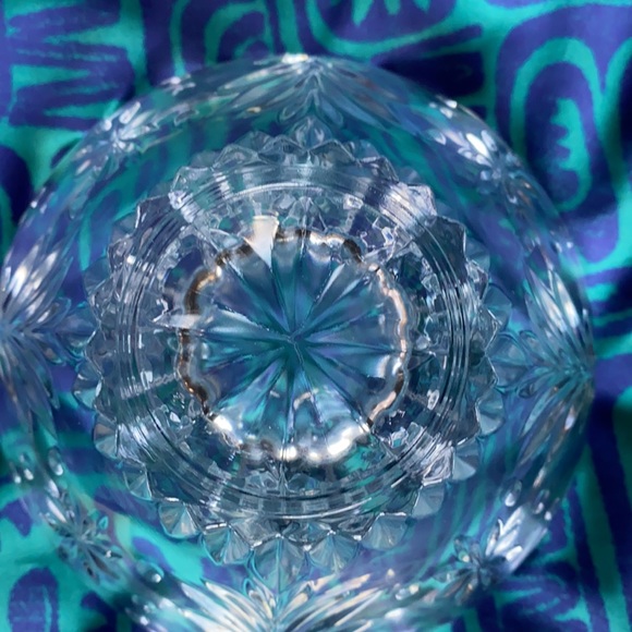 Killarney Crystal Starbright Candy Nuts Relish Bowl from Ireland NEW IN BOX - Picture 6 of 15